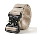 Miniatyrbild 6 av 6: Army Style Stridsbälten Snabbkoppling Taktiskt bälte Mode Män Militär Canvas Midjeband Utomhus Jakt Vandringsredskap Black red stripe ZS 3.8cm X 125cm
