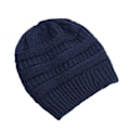 Miniatyrbild 1 av 6: 25 Färgade Enfärgade Beanies Kvinnor Stickade Beanie Hatt Mode Höst Vinter Varma Hattar SkulliesCap För Kvinnor Navy Blue