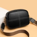 Miniatyrbild 2 av 6: Kohudsväska Nytt läder Mjukt läder Zero Wallet Mode Mångsidig Messenger Crossbody-väskor för kvinnor Fyrkantig väska blue