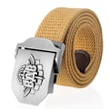 Miniatyrbild 1 av 6: SupSindy män Canvasbälte 3D ryska luftburna trupper VDV metallspänne jeansbälten för män Army Military Taktisk Bälten Man Strap Yellow 100cm