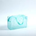 Miniatyrbild 1 av 6: Make Up Organizer Bag Toalettartiklar Badförvaringsväska dam vattentät Transparent Blommig PVC Resekosmetikväska Green