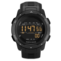 Miniatyrbild 1 av 6: NORTH EDGE Herr Smart Watch Dam Sportklocka Dual Time Running Stegräknare Nedräkning Vattentät 50m Digital Väckarklocka Militärklocka Black