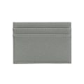 Miniatyrbild 1 av 6: Anpassade bokstäver Män PU Läder Kreditkortshållare Anpassa initialer Slim Card Plånbok Monogram Namnskort Case Kvinnor Gör-det-själv present saffiano grey