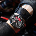 Miniatyrbild 3 av 6: Original 3D Real Man-klockor Vattentät watch Watch Quartz Herrsportklockor För Herrklocka Herrspinnklockor Land Rover-Green-G
