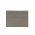 Miniatyrbild 1 av 6: Anpassad 100 % koläder Pebble Mönster Kreditkortshållare Smal plånbok Män Kvinnor Plånbok Pocket Card Custom Initial Letters Case light grey 0695