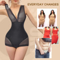 Miniatyrbild 3 av 6: MISTHIN Body Reducer Shaper Kvinna Andas Snabbtorkande Colombian Shapewear Bantningskorsett Hel Bodysuit Kvinnlig Binder Black M