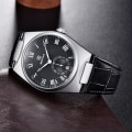Miniatyrbild 4 av 6: BENYAR Herrklockor Retro Dial Quartz Watch For Herr Lyx 40MM Militärläder Originalklockor Vattentät klocka Reloj Hombre Blue