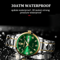 Miniatyrbild 3 av 6: POEDAGAR Klockor i lyxstil Herr 2023 Mode Rostfritt stål Vattentät kalendervecka Quartz Gold Watch For Man Reloj Hombre SB