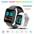 Miniatyrbild 2 av 6: D20 Y68 Smart Watch Bluetooth Svara samtal Sport Fitness Tracker Custom Dial Smartwatch Män Kvinnor betygsätt blodtryck PK D13 D18 D13 green