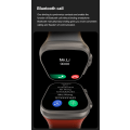 Miniatyrbild 3 av 6: NY Smart Watch Ultra Herr Dam Smartwatch Bluetooth Samtal Temperaturmätning Hälsoövervakning Trådlös laddning 49mm With Steel Strap(.838)