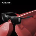 Miniatyrbild 2 av 6: KDEAM Rectangular Ultra Light TR90 Solglasögon Män Polariserad TAC 1,1 mm Tjocklek Lins Solglasögon Kvinnor Sport Man KD101 C7 Red No packaging