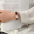 Miniatyrbild 4 av 6: Watch För Dam Klockor Lyxmärke Reloj Mujer Lyxiga Designerkläder Ny stil Armbandsur Klassisk liten skiva Retro A