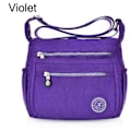 Miniatyrbild 1 av 6: Nylon Kvinnor Messenger Väskor Liten handväska Axelväska Kvinna Crossbody Väskor Handväskor Hög kvalitet Bolsa Tote Beach Violet