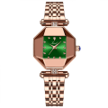 Miniatyrbild 2 av 5: Lyx Nytt Mode Diamond Square Damklocka Watch Rose Gold Watch Madame Clock Type 1