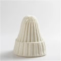 Miniatyrbild 1 av 6: Unisex Bomullsblendade Varma Mjuka Stickade Mössor Hip Hop Vintermössor Beanies För Flickor Höstmössor Skullies Beanies White