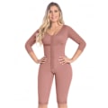 Miniatyrbild 3 av 6: Fajas colombiansk gördel waist trainer dubbelkompression BBL-shorts Magkontrollslida Bantning Platt mage Modelleringsbälte Black M