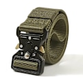 Miniatyrbild 1 av 6: Army Style Stridsbälten Snabbkoppling Taktiskt bälte Mode Män Militär Canvas Midjeband Utomhus Jakt Vandringsredskap Army Green ZS 3.8cm X 125cm
