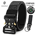 Miniatyrbild 4 av 6: Herrbälte Army Utomhus Jakt Kompass Taktisk Multi Combat Survival Marine Corps Canvas För Nylon Man Lyxbälten ZSPD-BKBKBKset 125cm