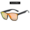 Miniatyrbild 1 av 6: HOOBAN 2023 New Square Polarized Solglasögon Män Kvinnor Mode Fyrkantiga Man Solglasögon Märkesdesign Endelad linsskydd UV400 Black Red Polarized