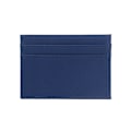 Miniatyrbild 1 av 6: Anpassade bokstäver Män PU Läder Kreditkortshållare Anpassa initialer Slim Card Plånbok Monogram Namnskort Case Kvinnor Gör-det-själv present saffiano navy