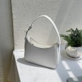Miniatyrbild 1 av 6: Väskor För Kvinnor Mode Pu Läder Dragkedja Underarm Väska Dam Enkel Design Casual Travel Handväska Bolsas White
