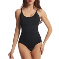 Miniatyrbild 1 av 6: Woo Store Kvinnor Kroppstrosor Shaper Body Slimming Underkläder Waist trainer Korsett Shapewear Magekontroll Bust Lifter WSSS-06 Black L 58-66Kg