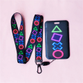 Miniatyrbild 1 av 6: Söt horisontell lanyard namnkortshållare student hängande hals telefon lanyard badge tunnelbana access korthållare case long rope card Case(.716)