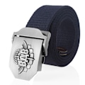 Miniatyrbild 1 av 6: SupSindy män Canvasbälte 3D ryska luftburna trupper VDV metallspänne jeansbälten för män Army Military Taktisk Bälten Man Strap Blue 100cm