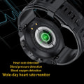 Miniatyrbild 5 av 6: CanMixs K22 watch Bluetooth Call Smart Watch Herr Utomhussport Fitness Tracker Pulsmusik Spela Smartwatch för Android IOS Gray