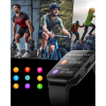 Miniatyrbild 5 av 6: Ny EKG+PPG Smart Watch Herr Hälsa Blodsocker Puls Blodtryck Fitness Sportklockor IP68 Vattentät Smartwatch Black belt black