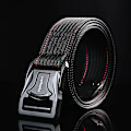 Miniatyrbild 1 av 6: Herrbälte Army Style Stridsbälten Quick Release Militär Utomhusträning Jakt Vandring Casual Midjeband Nylon Taktiskt bälte hei hong xian 115CM