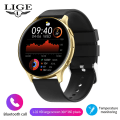 Miniatyrbild 1 av 6: LIGE Bluetooth Call Smart Watch Dam Herr 1.32 \ Silica gel 01 Bluetooth call watch