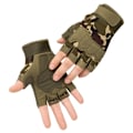 Miniatyrbild 4 av 6: Män Taktiska handskar Militär armé skytte Skärsäkra fingerlösa handskar Antisladd utomhussport Paintball Airsoft cykelhandskar Sand color M