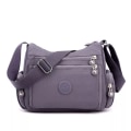 Miniatyrbild 1 av 6: Messenger Bag Causal Kvinnor Axelväska Multi Nylon Kvinna Crossbody-väskor Kvinna Crossbody Moderväska Shoudlerväska Gray 02