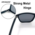 Miniatyrbild 5 av 6: SPECIAUZED 2023 Cykelpolariserade solglasögon för män Fiske Okular Fyrkantiga glasögon Utomhussport Man Solglasögon UV400 dark brown silver whitout box