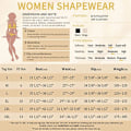 Miniatyrbild 3 av 6: Body Shapewear för kvinnor efter operation Kompressionsplagg Fast kontroll Kroppsformare Waist trainer Slimmande underkläder Black S
