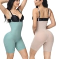 Miniatyrbild 2 av 6: Sömlös elastisk kroppsformning Höftlyftande formbyxor Damunderkläder Korsett med hög midja Shapewear Bean Paste L