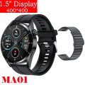 Miniatyrbild 1 av 6: Ny Smart Watch Herr Android GT3 IP68 Vattentät NFC Smartwatch Trådlös Laddning Bluetooth Ring Herr Watch för Bl Si-Bl St Zu smart watches