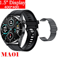 Miniatyrbild 1 av 6: Ny Smart Watch Herr Android GT3 IP68 Vattentät NFC Smartwatch Trådlös Laddning Bluetooth Ring Herr Watch för Bl Si-Bl St Zu smartwatch