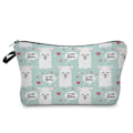 Miniatyrbild 1 av 6: Sminkväska Värmeöverföring Härlig kosmetisk väska med print Liten toalettväska för damer och flickor Presenter Högkvalitativt case 307-22 Alpaca Bag