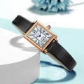 Miniatyrbild 6 av 6: LIGE Sunkta Watch Mode Retro Watch Vattentät romersk siffra Klocka Quartz Armband Klockor Montre Femme Ny Leather rose gold