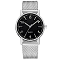 Miniatyrbild 1 av 6: Mode Watch Damklocka Silver Heart Dial Silikon Mesh Armbandsur Reloj Mujer Montre Femme Watch 2022 H