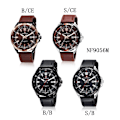 Miniatyrbild 6 av 6: NAVIFORCE Herrklockor Topp Lyx Märke Mode Sport Klockor Herr Vattentät Quartz Clock Man Army Military Läder Watch SCE