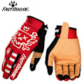 Miniatyrbild 1 av 6: Nya Andningsbara Motorcykelhandskar Hel Finger Utomhuscyklar Racing Bil Motocross Handskar Unisex Mtb Mx Dh Handskar Cykling red2 XL