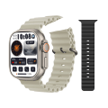 Miniatyrbild 1 av 2: HK8 Pro MAX Ultra Smart Watch Series 8 49 mm 2,12 tum Amoled HD-skärm Hög uppdateringsfrekvens NFC Kompass Man Kvinna Sport SmartWatch and ocean strap-d