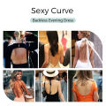 Miniatyrbild 6 av 6: CXZD Sexig Full Bodyshaper BH Kvinnor Deep V Cabriolet BH Thong Shapewear Rygglös Osynlig Push Up Underkläder Slim Bodysuit Bodysuit - Black XXL