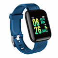 Miniatyrbild 1 av 6: D20 Y68 Smart Watch Bluetooth Svara samtal Sport Fitness Tracker Custom Dial Smartwatch Män Kvinnor betygsätt blodtryck PK D13 D18 D13 blue