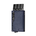 Miniatyrbild 1 av 6: Case med dubbelt ID-fönster RFID-blockerande automatisk popup-plånbok i läder för kort och sedlar Blue
