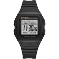 Miniatyrbild 1 av 6: SYNOKE Män Digitala Sportklockor LED Display Timer 12/24 timmar Digital Elektronisk Armbandsur Vattentät Klocka Reloj Hombre 9023 Black