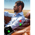 Miniatyrbild 3 av 6: TWS Wireless BT Headset Smart Watch Dam Herr 1,4 tum Blue Tooth Call Fitness Musik Sport Smartwatches 2 i 1 för Android iOS JM08 SVSV1M